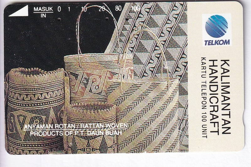 Asie Telecarte / Phonecard .. Indonesie 100u Tamura Telkom Artisanat Artifact