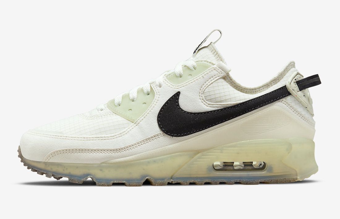 

Мужские кроссовки Nike Air Max Terrascape 90 Sea Glass Sail, черные DH2973-100, размер 7, Цвет слоновой кости, Nike Air Max 90
