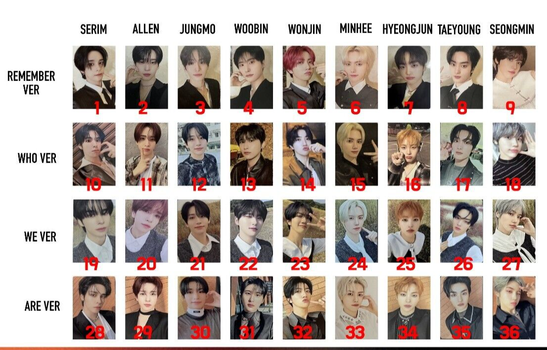 CRAVITY - [FIND THE ORBIT] Album Official Original PHOTOCARD