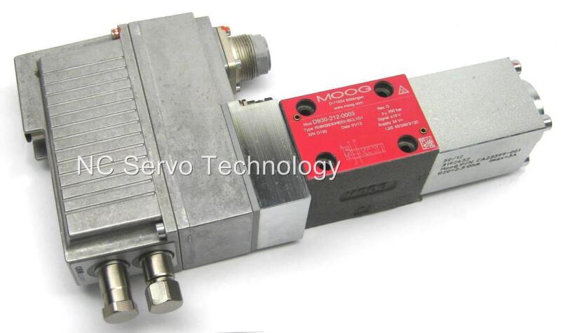 Moog D930-212-0003 Radial Piston Pump Control Valve R08KB930HED2-BCL1G1 NOS