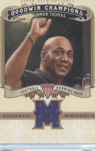 2012 Upper Deck Goodwin Champions Thurman Thomas #M-TT