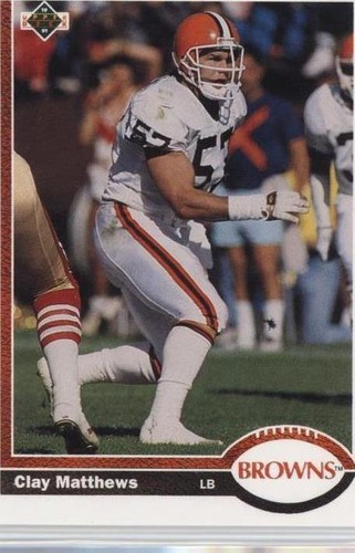 1991 Upper Deck Clay Matthews #310