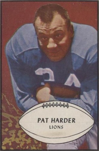 1953 Bowman Pat Harder #81