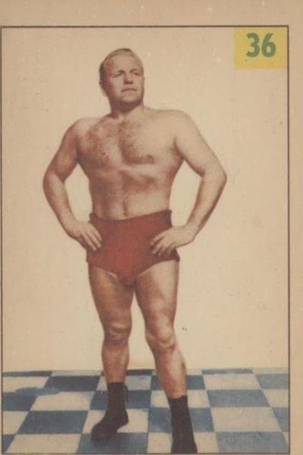 1955-56 Parkhurst Wrestling - Don Evans #36