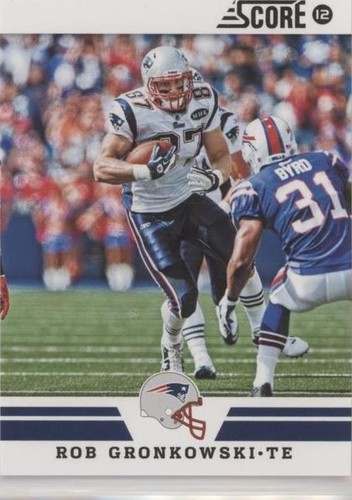 2012 Score Rob Gronkowski #156