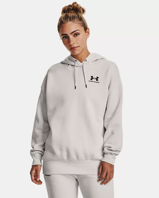 Under Armour Women's UA Essential Fleece Oversize Hoodie Size