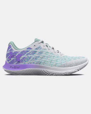 

Женские кроссовки Under Armour Flow Velociti 2 для бега, белый/виноградный, 8,5 B, средний размер США, White/grape