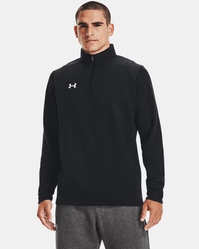 ua hustle fleece 1 4 zip