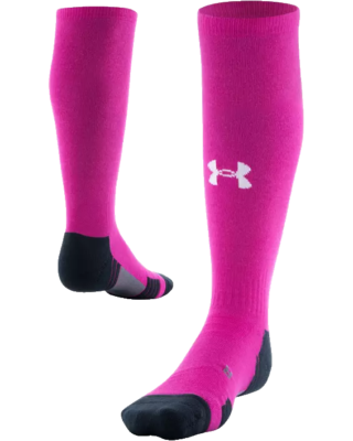 Under armour pink soccer socks deals