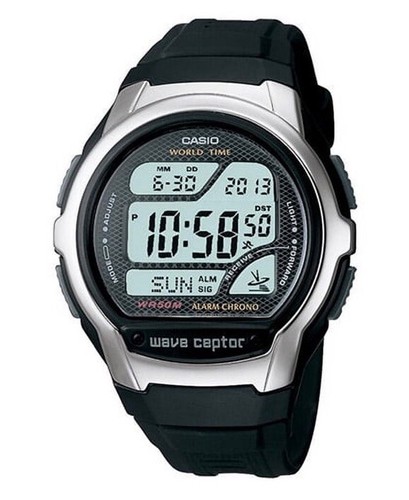 Casio Men's Watch Sport Digital Atomic World Time Watch with