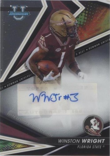 2022-23 Bowman's Best University Winston Wright #BA-WW