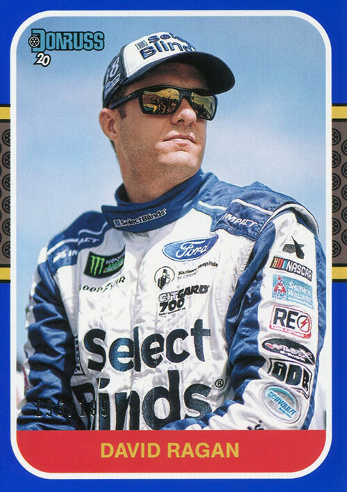 2020 PANINI DONRUSS RACING BLUE PARALLEL CARD (YOU PICK) - Picture 1 of 24
