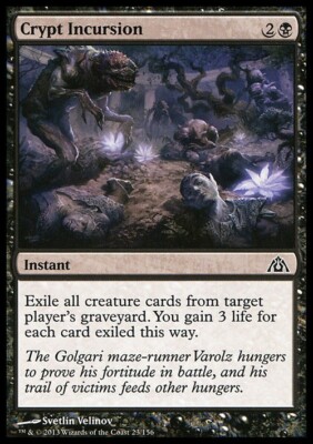 Crypt Incursion ~ Dragon's Maze [ PLAYED ] [ Magic MTG ]