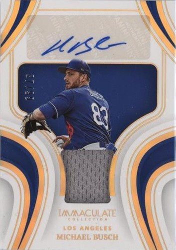 2023 Panini Immaculate Collection - Michael Busch #IMS-MB