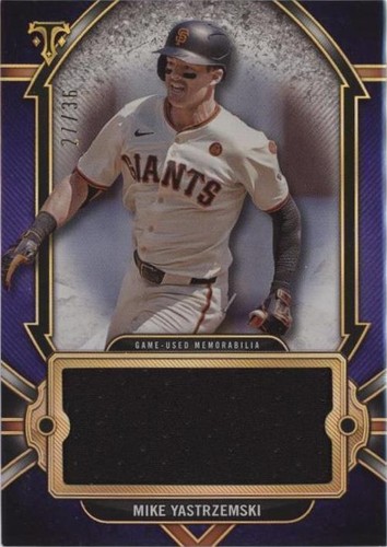 2024 Topps Triple Threads - Mike Yastrzemski #SJR-MYA