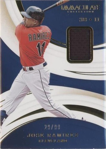 2020 Panini Immaculate Collection - Jose Ramirez #84
