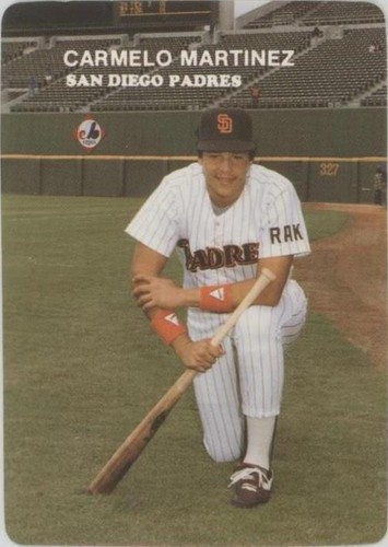 1985 Mother's Cookies San Diego Padres - Carmelo Martinez #24