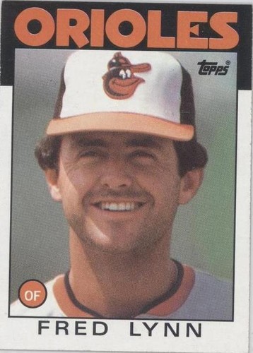 1986 Topps - Fred Lynn #55