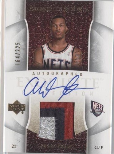 2005-06 Upper Deck Exquisite Collection - Antoine Wright #55-AP
