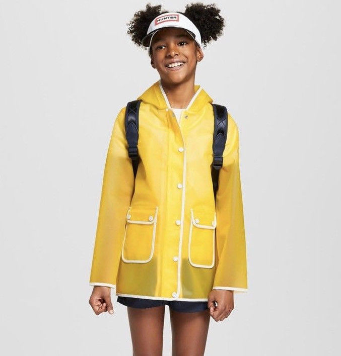 New Hunter for Target Kids' Rain Coat Jacket Yellow Large SEALED Outerwear  #P