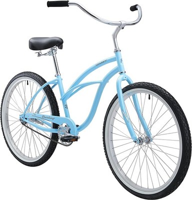 Firmstrong Urban Lady Beach Cruiser Bicycle 26" BABY BLUE WI