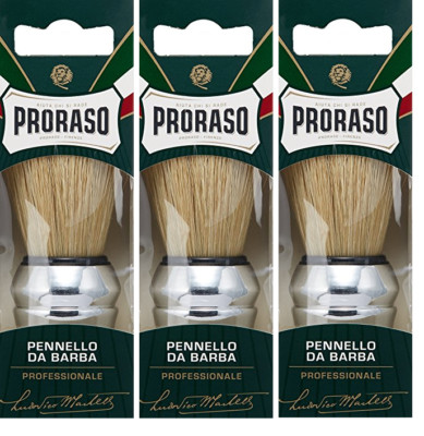 Proraso Professional Shaving Brush (3 Pack)