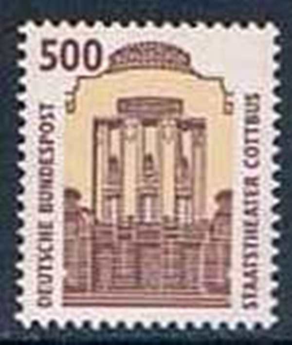 Allemagne 1993 Mi NÂ°1679 Mnh**  Staatstheater Cottbus