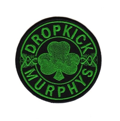 Dropkick Murphys Patch | 3 Three Leaf Clover American Celtic Punk Band Logo