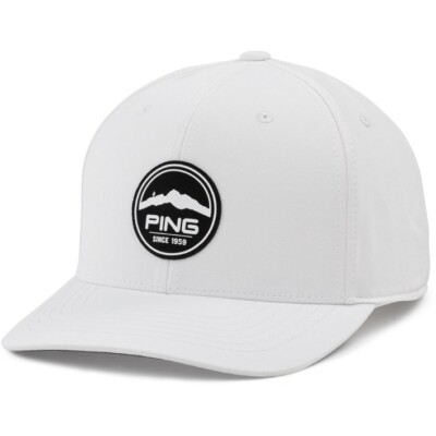 PING Honors Golf Hat NEW Adjustable Snapback White