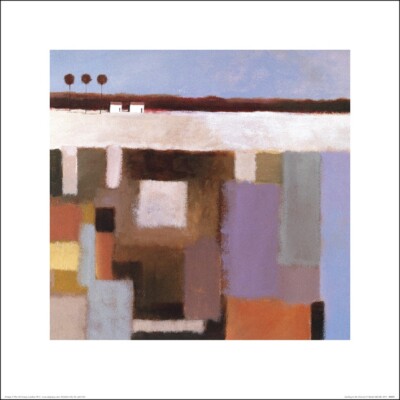 DEREK MELVILLE LOOKING AT THE HORIZON ART PRINT - 40CM X 40CM - BRAND NEW 