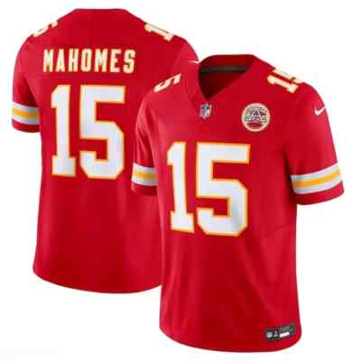 Men's Kansas City Chiefs #15 Patrick Mahomes Red Vapor F.U.S.E. Stitched Jersey