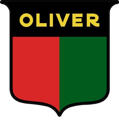 #m125 (1) 4'' Oliver Farm Machinery Tractor Decal Sticker LAMINATED