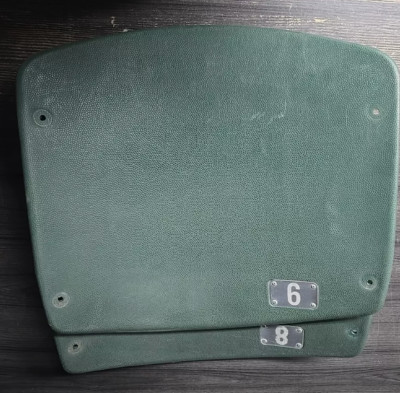 Game Used Oakland A's/Raiders Coliseum seat backs. World Series 