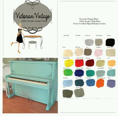 Chalk style Paint by Victorian Vintage 100 acrylic Chalk style Paint BEAUTIFUL