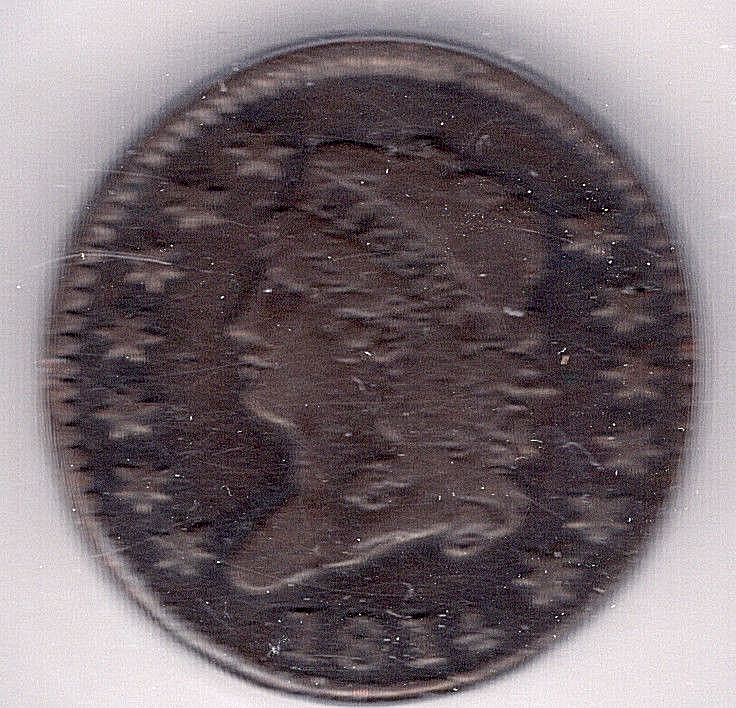 1814 Coronet Head Crosslet 4 Large Cent - ICG - VF - Cleaned