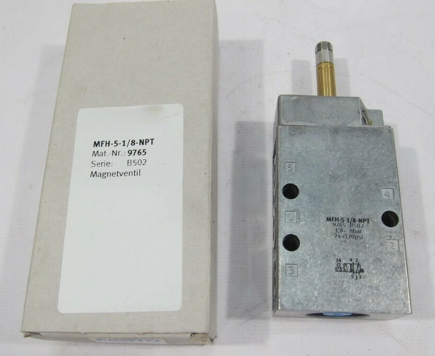 Électrovanne Solénoïde Festo MFH-5-1/8-NPT - Neuf En Boîte - Origine Allemagne
