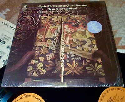 JEAN-PIERRE RAMPAL The Complete BACH Flute Sonatas ODYSSEY NMint* 2Lp IN SHRINK*