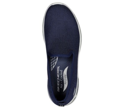 Skechers Women Navy Go Walk Arch Fit Light Slipon Memory 