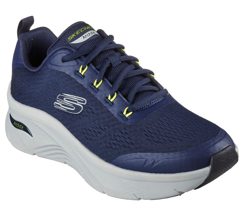 

Skechers Темно-синие кроссовки Skechers Arch Fit Мужские повседневные удобные моющиеся 232502, Navy, Lace Up