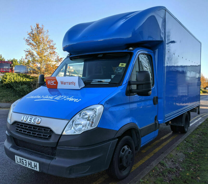 IVECO DAILY 3.0 FORD TRANSIT LUTON REMOVAL VAN BOX TAIL LIFT LWB LARGE