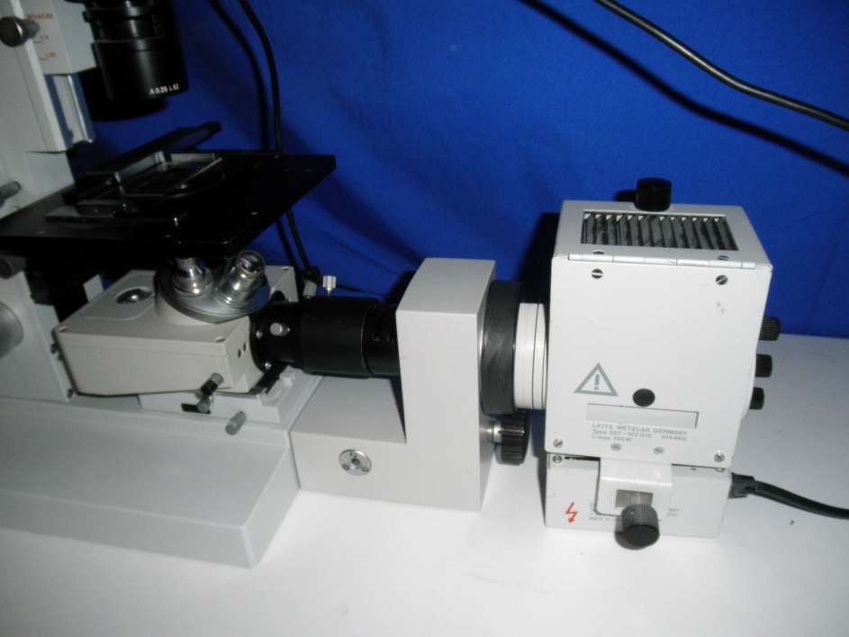 Leitz Diavert Epivert Inverted Fluorescence Phase Microscope