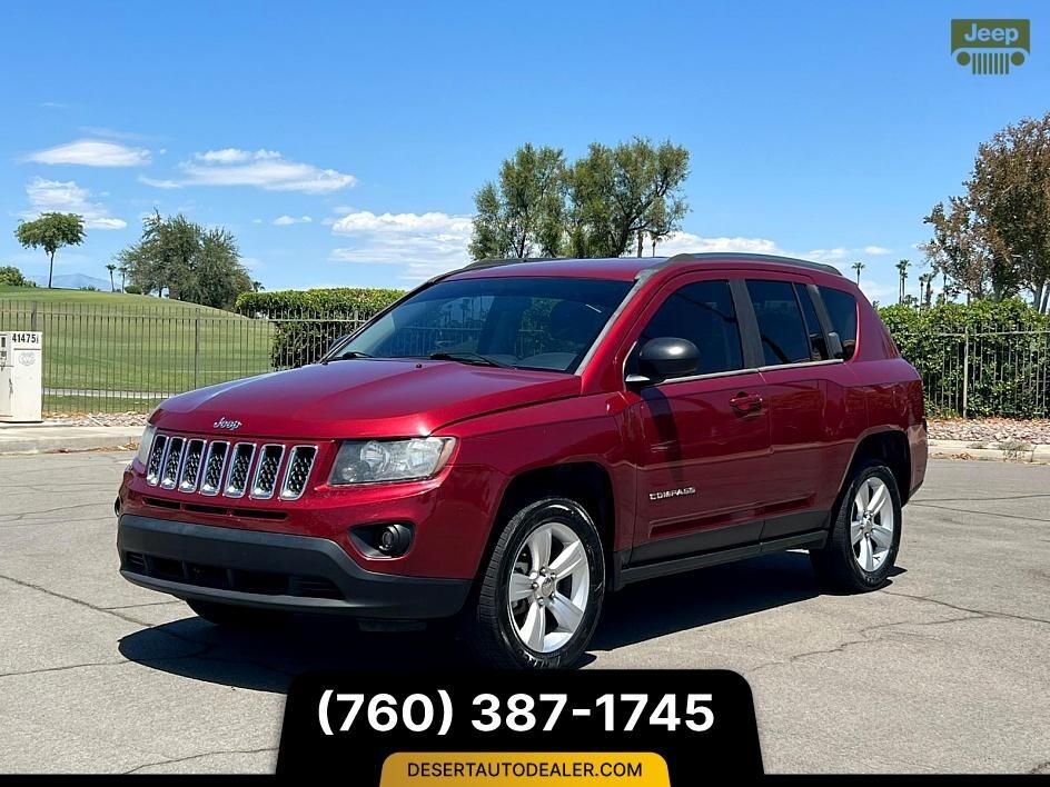 Owner 2014 Jeep Compass LOW MILES Sport 82000 Miles Red SUV 2.4L Automatic