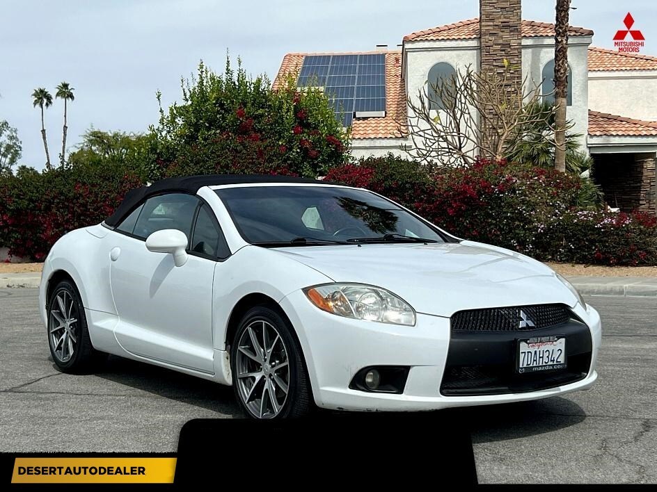 2012 Mitsubishi Eclipse Spyder 61,000 MILES GS Sport 61000 Miles White Convertib