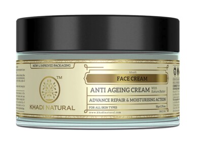 Khadi Natural Herbal Anti Ageing Cream 50gm Free Shipping