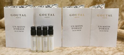 UN MATIN D'ORAGE ANNICK GOUTAL EAU DE PARFUM 4 x SAMPLE 0.04 FL OZ 1.5 ML SPRAY