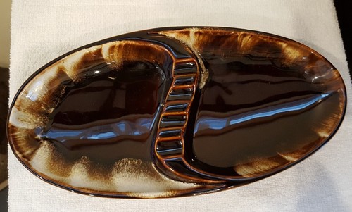 Vintage Brown Drip 11 3/8