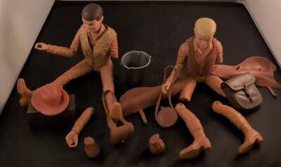 Vintage Marx Jamie and Jay West Figures + Accessories/ The Sons Of Johnny West
