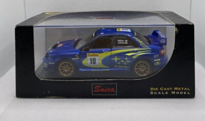 2002 Saico 1:43 SUBARU IMPREZA WRC diecast model NIB