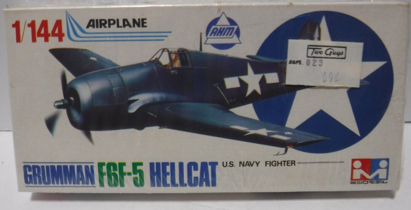 Grumman F6F-5 Hellcat AHM Model Kit 1:144 #K-408-79 Grumman F6F-5 Hellcat AHM Model Kit 1:144 #K-408-79