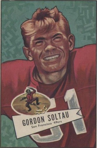 1952 Bowman Gordie Soltau #141